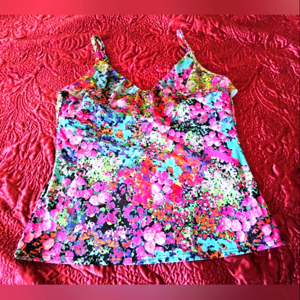 KENETH COLE REACTION TANKINI TOP